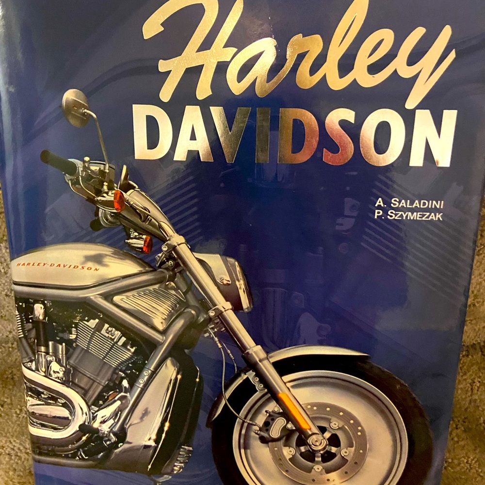 Harley-Davidson hardback book in excellent condition.
